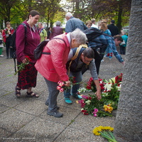 23.04.2025 Kundgebung am Platz des 23. April, 80. Jahrestag der Befreiung Köpenick 1945