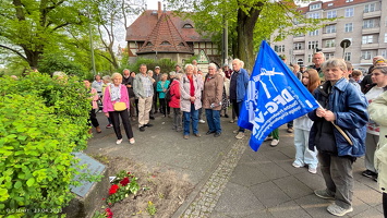 23.04.2025 Kundgebung am Platz des 23. April, 80. Jahrestag der Befreiung Köpenick 1945
