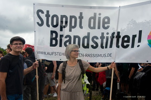27.08.2022 Rostock Lichtenhagen Demo