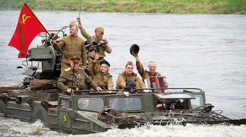 25. April 2015 beim Gedenken in Torgau