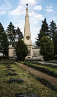 April 2020 am sowjetischen Ehrenfriedhof in Baruth