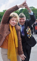 2015 Feier am sowjetische Ehrenmal in Berlin Tiergarten zum Tag des Sieges