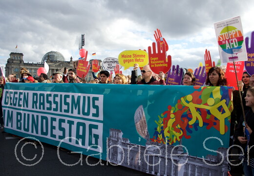 22.10.2017 Berlin, Demo gegen Rassismus